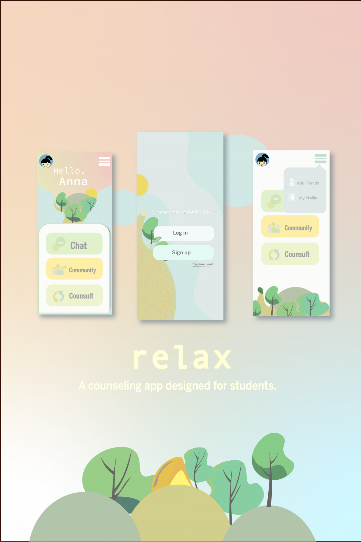 Relax App Page
