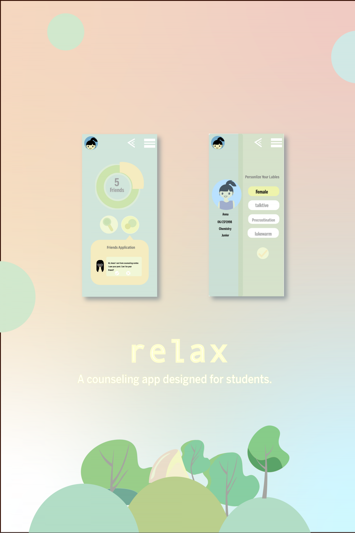Relax App Page