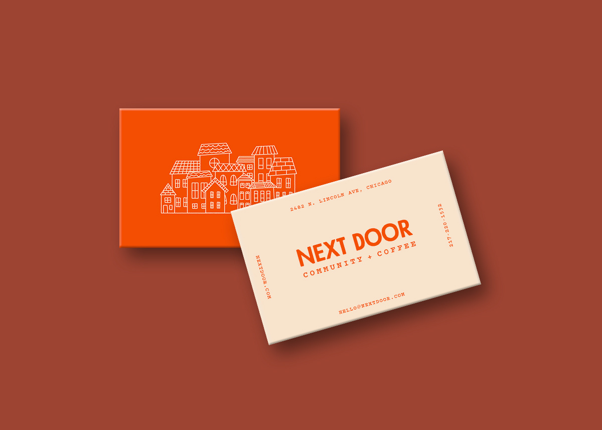 Next Door Business Cards