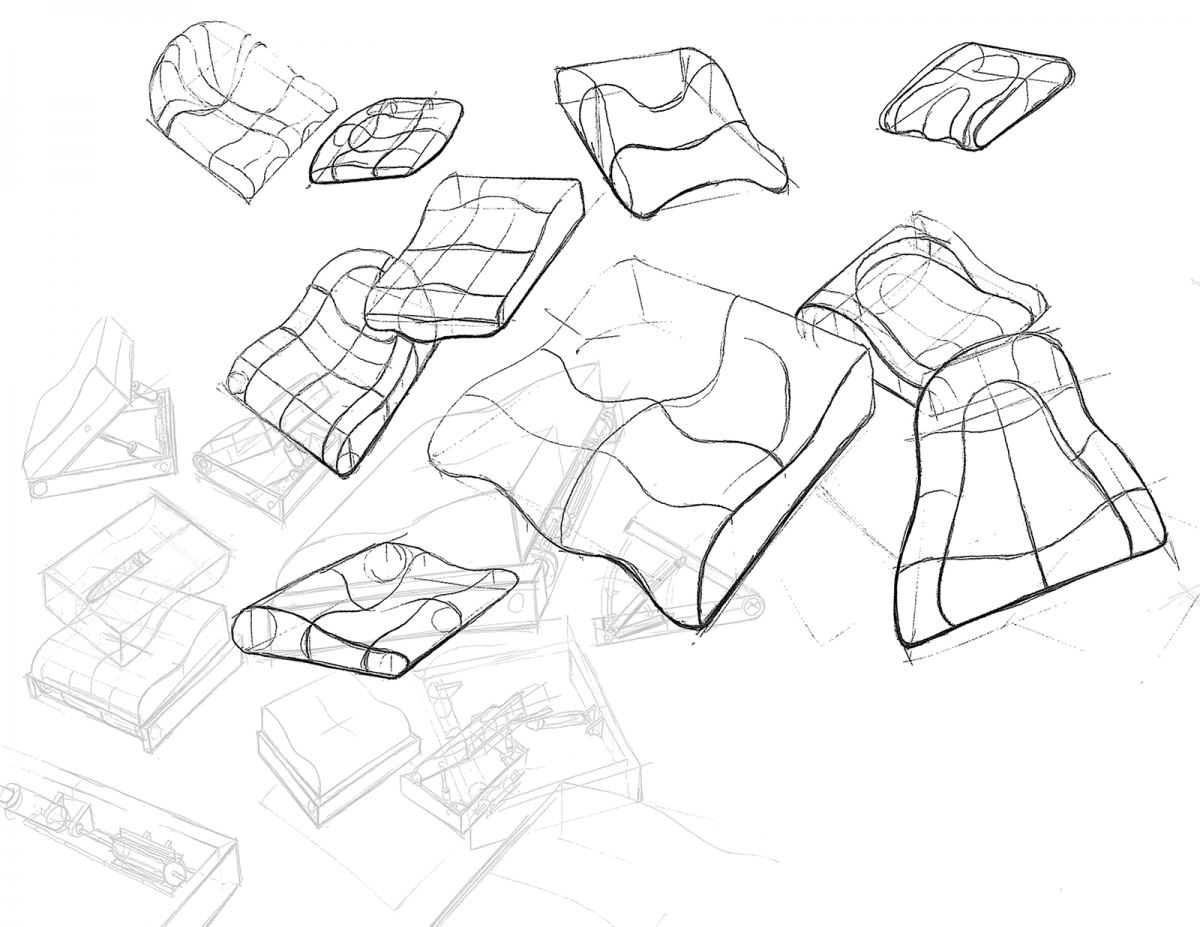 Sketches 1 (delivery driver seat)