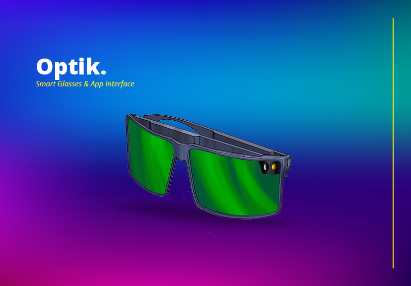 Optik Smart Glasses & App Interface