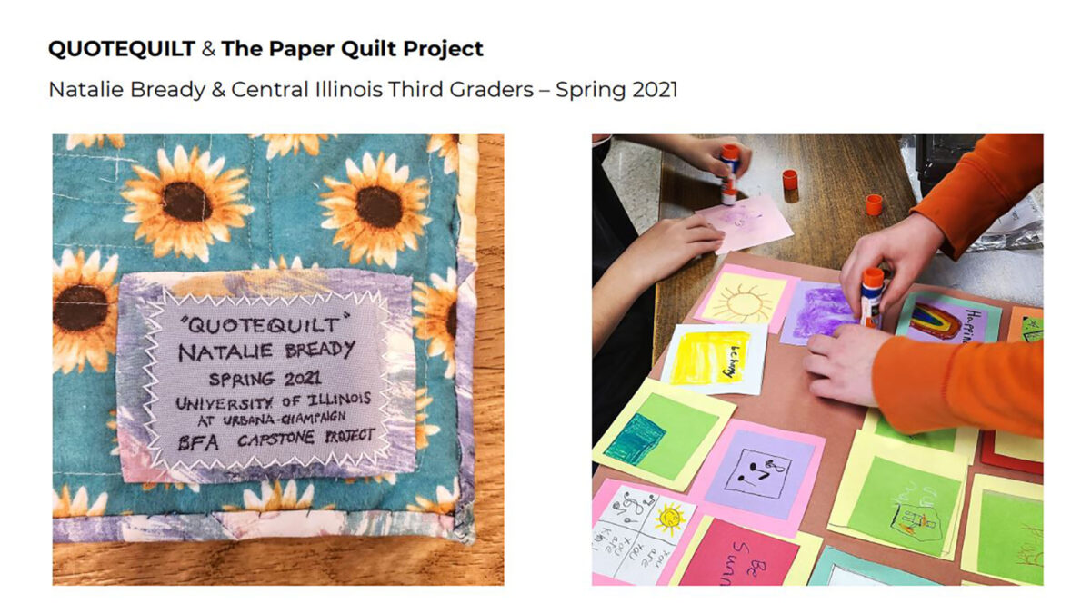 QUOTEQUILT & The Paper Quilt Project