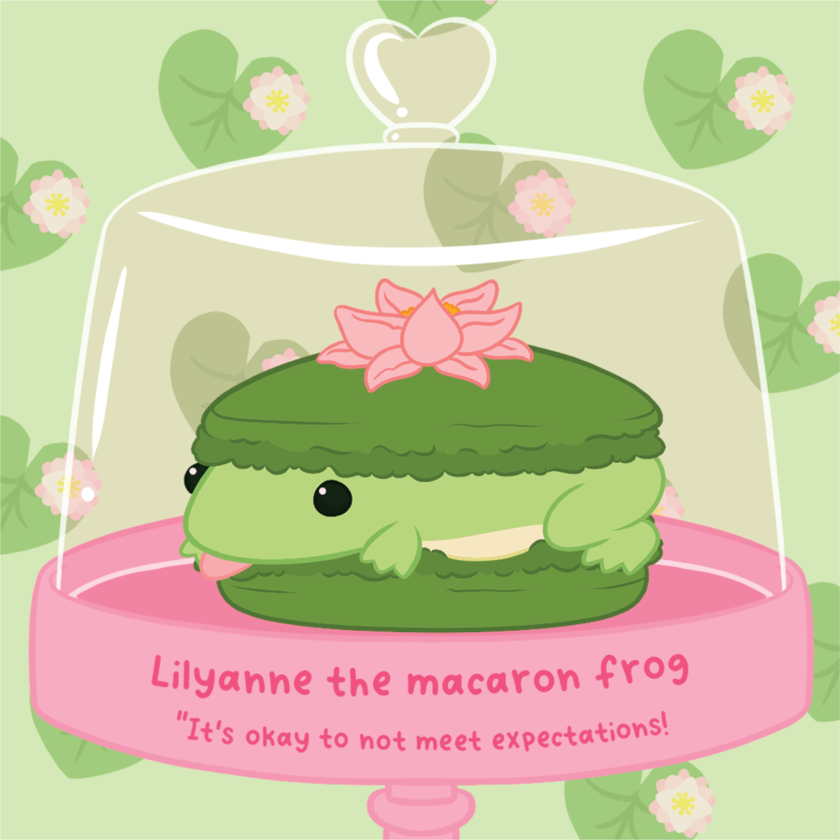 Lilyanne the Macaron Frog