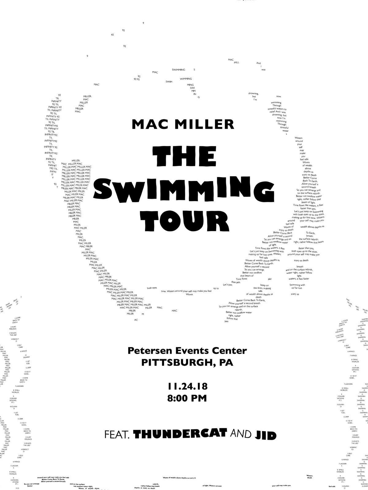 Mac Miller Tour Poster(Tour1)